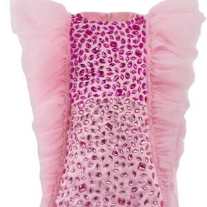 Lola & The Boys BEJEWLED DRESS Size 14 pink sequins